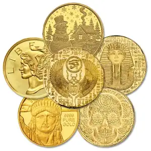 1/100th oz Gold Round Uncarded Various Mints [DUPLICATE for #564621]
