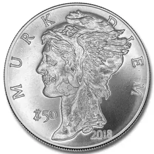 2018 Zombucks Murk Diem 1 oz silver round