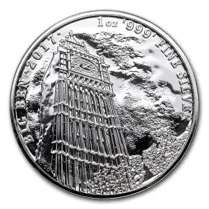 2017 1 oz British Big Ben Silver Coin (BU)