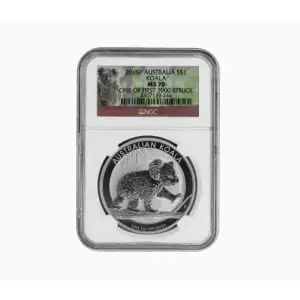 2016-P 1 oz Australia Koala NGC MS70 1 of First 3900 Struck
