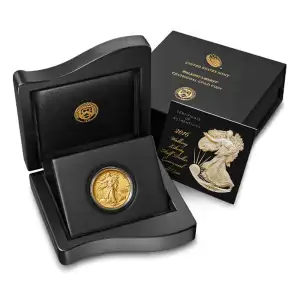 2016-W 100th Anniversary Gold Walking Liberty Half Dollar Commemorative Coin (Box and COA) (2)