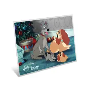 2024 5 Gram Niue Silver Lady and The Tramp Seasons Greeting Foil