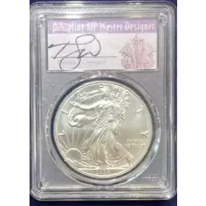 2020 American Silver Eagle Cleveland Signed 70 PCGS