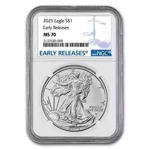 2021 American Silver Eagle NGC Eagle Landing Reverse T-2 ER MS70 [DUPLICATE for #546055] (2)