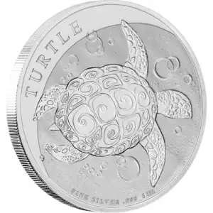 Various Dates FIJI Elizabeth II 5 oz Taku Turtle silver Bullion coin