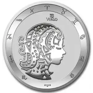 2023 Tokelau 1 oz Silver $5 Zodiac Series: Virgo  (Secondary Market)