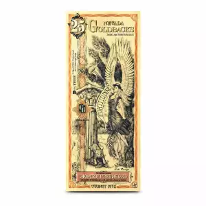 Nevada 25 Goldback Note