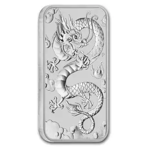 2019 Australia Dragon 1 oz Silver Coin Bar (2)