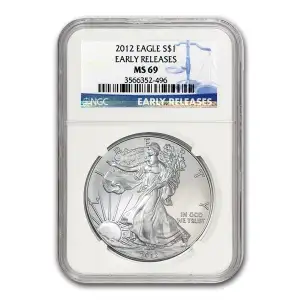 2012 American Silver Eagle NGC MS69 Early Releases