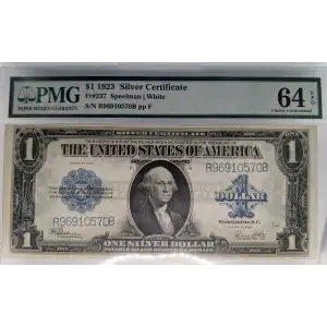 $1 1923 Blue Silver Certificates 237