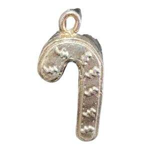 0.615ozt Silver Candy Cane Ornament