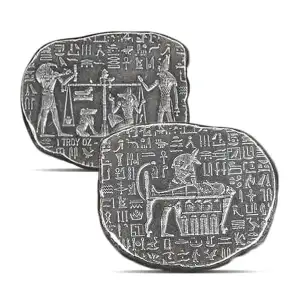 1 oz Anubis Silver Round