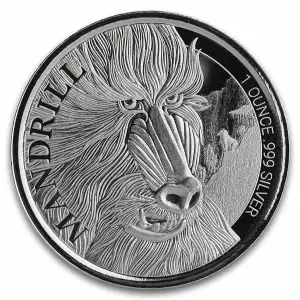 2020 1 oz Silver Cameroon Mandrill (2)