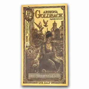 Arizona 1/2 Goldback Note (2025 Alpha Series) Limited 1st Edition [DUPLICATE for #559769]