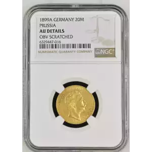 GERMAN STATES Gold 20 MARK