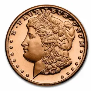 1 oz Morgan Dollar Copper Round [DUPLICATE for #561740] (2)
