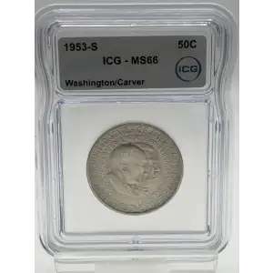 Classic Commemorative Silver---Carver/Washington Commemorative 1951-1954-Silver- 0.5 Dollar