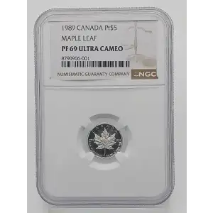 Platinum Canada Maple Leaf