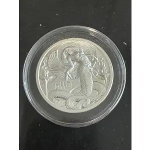 2oz Egyptian Goddess Wadjet Silver Round (2)