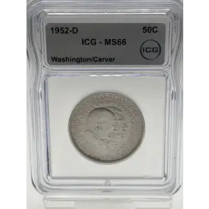 Classic Commemorative Silver---Carver/Washington Commemorative 1951-1954-Silver- 0.5 Dollar