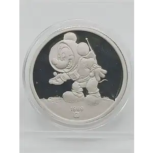 1988 Mickey Mouse 60 Years 1 oz Silver Round A Mouse Of All Trades (Box & CoA)