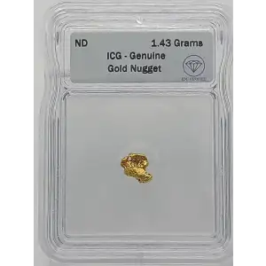 Gold Nugget 1.43 Grams 22.1K