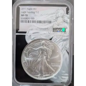 2021 American Silver Eagle NGC MS70 (Liberty/Eagle Core)