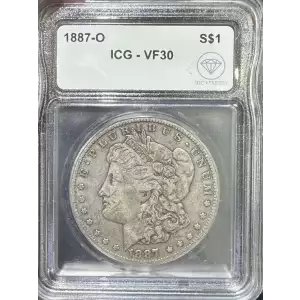 1887-O Morgan Dollar ICG VF30 IDC Verified