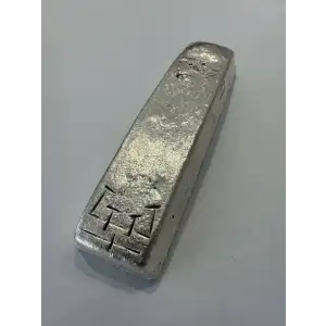 11.10 oz Tael Hand Poured Silver Ingot (2)