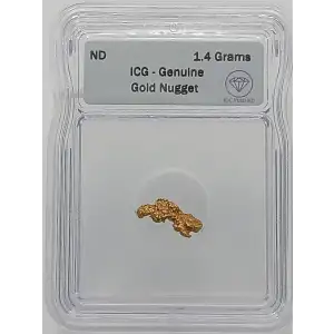 Gold Nugget 1.4 Grams 21.5K