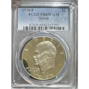 1976-S $1 Silver, CAM