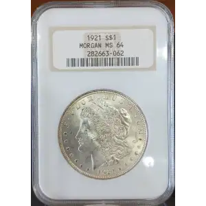 1921 Morgan Dollar NGC MS64 (2)
