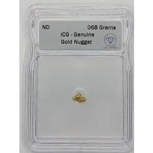 Gold Nugget 0.68 Grams 17.4K
