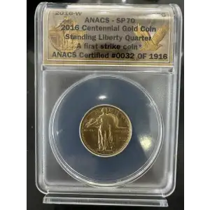 25C 100th Anniversary Gold Commemorative