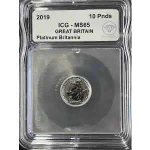 1/10 oz Platinum Britannia