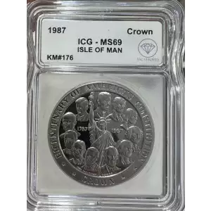 ISLE OF MAN Palladium CROWN