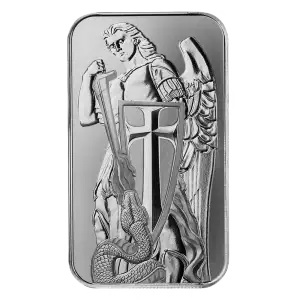 Scottsdale Mint 1oz Archangel Michael Silver Bar (2)