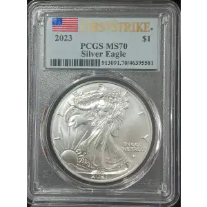 2023 American Silver Eagle PCGS MS70 First Strike