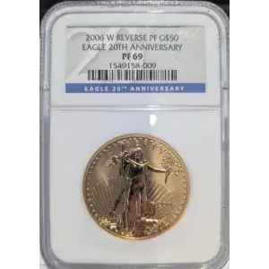 2006 W 20TH ANNIVERSARY SET REVERSE PROOF OFFICIAL US MINT SET