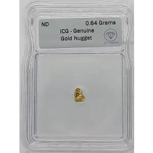 Gold Nugget 0.64 Grams 22.8K