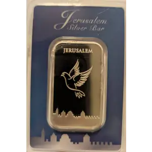 1oz Jerusalem Holy Land Silver Bar