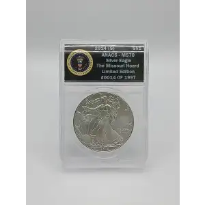 2014(S) American Silver Eagle ANACS MS70 The Missouri Hoard (2)