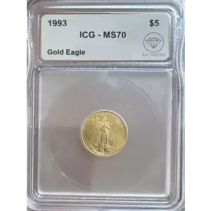 $5 American Gold Eagle 1/10 oz
