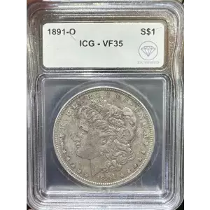 1891-O Morgan Dollar ICG EF35 IDC Verified