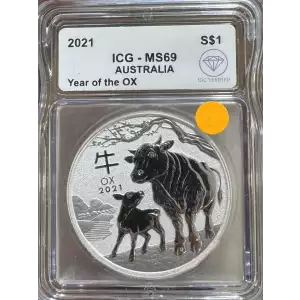 Australian Silver 1oz Year of the Ox