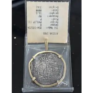 1622 Atocha Shipwreck 8 Reales Gold Pendant (3)