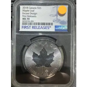 2018 Maple Leaf Incuse Design - FR