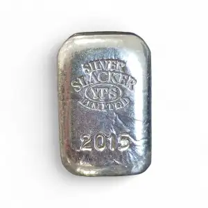 1oz Silver Slacker Bar | Yeager Poured Silver (YPS) (2)