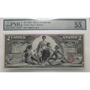 $2 1896 Small Red Silver Certificates 248 (2)