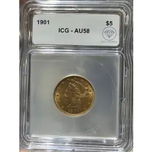 Half Eagles---Liberty Head 1839-1908 -Gold- 5 Dollar